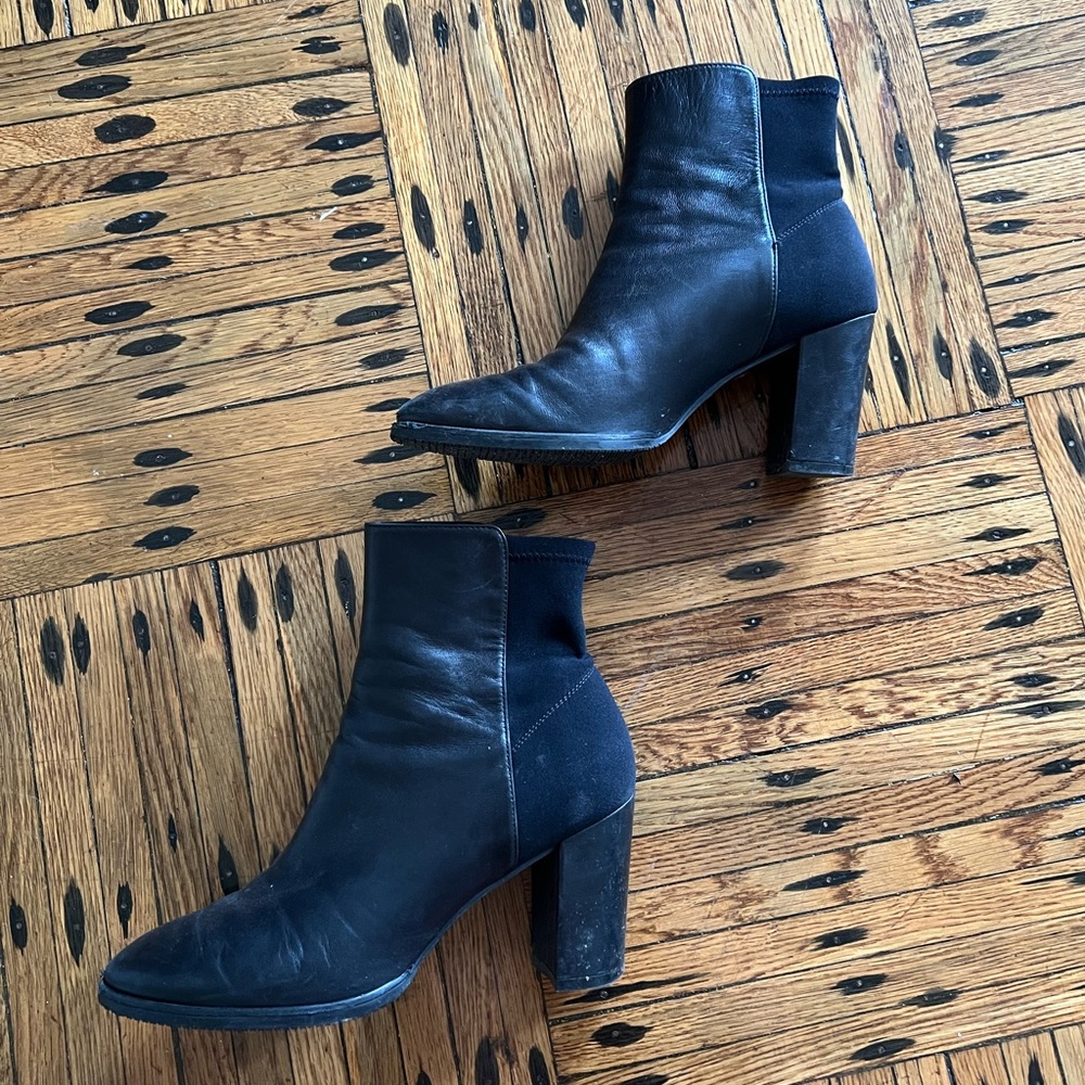 Stuart Weitzman Harper Sock Boots, Size 7 - image 5